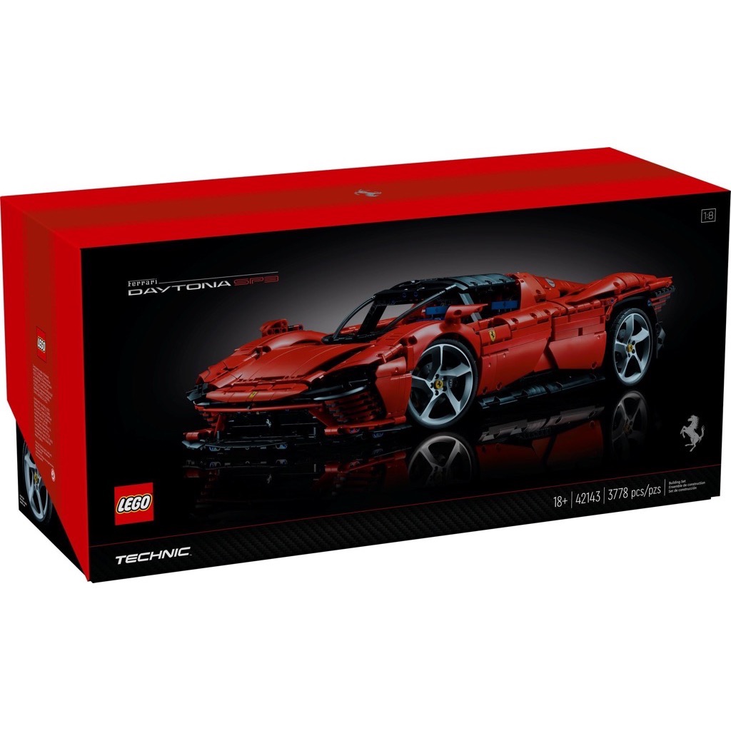 เลโก้ LEGO Exclusives Technic 42143 Ferrari Daytona SP3 (มีกล่องกระดาษตรงรุ่น)