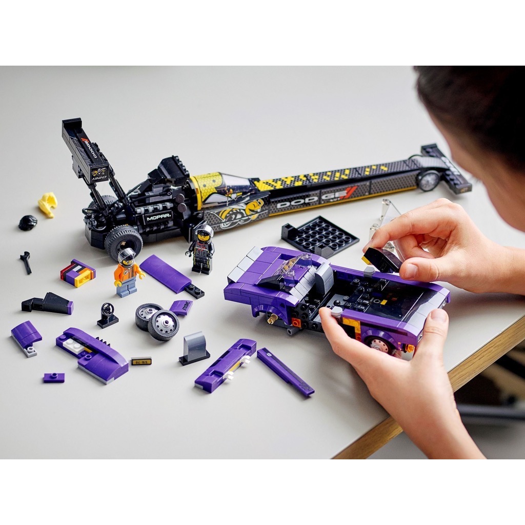 เลโก้ LEGO Speed Champions 76904 Mopar Dodge//SRT Top Fuel Dragster and 1970 Dodge Challenger T/A