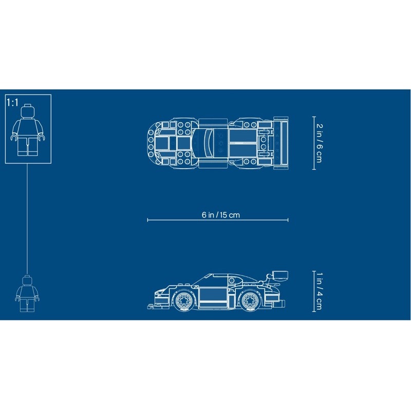 LEGO Speed Champions 75888 เลโก้ Porsche 911 RSR and 911 Turbo 3.0