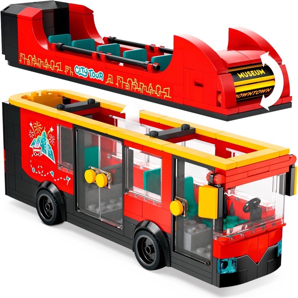 เลโก้ LEGO City 60407 Double-Decker Sightseeing Bus