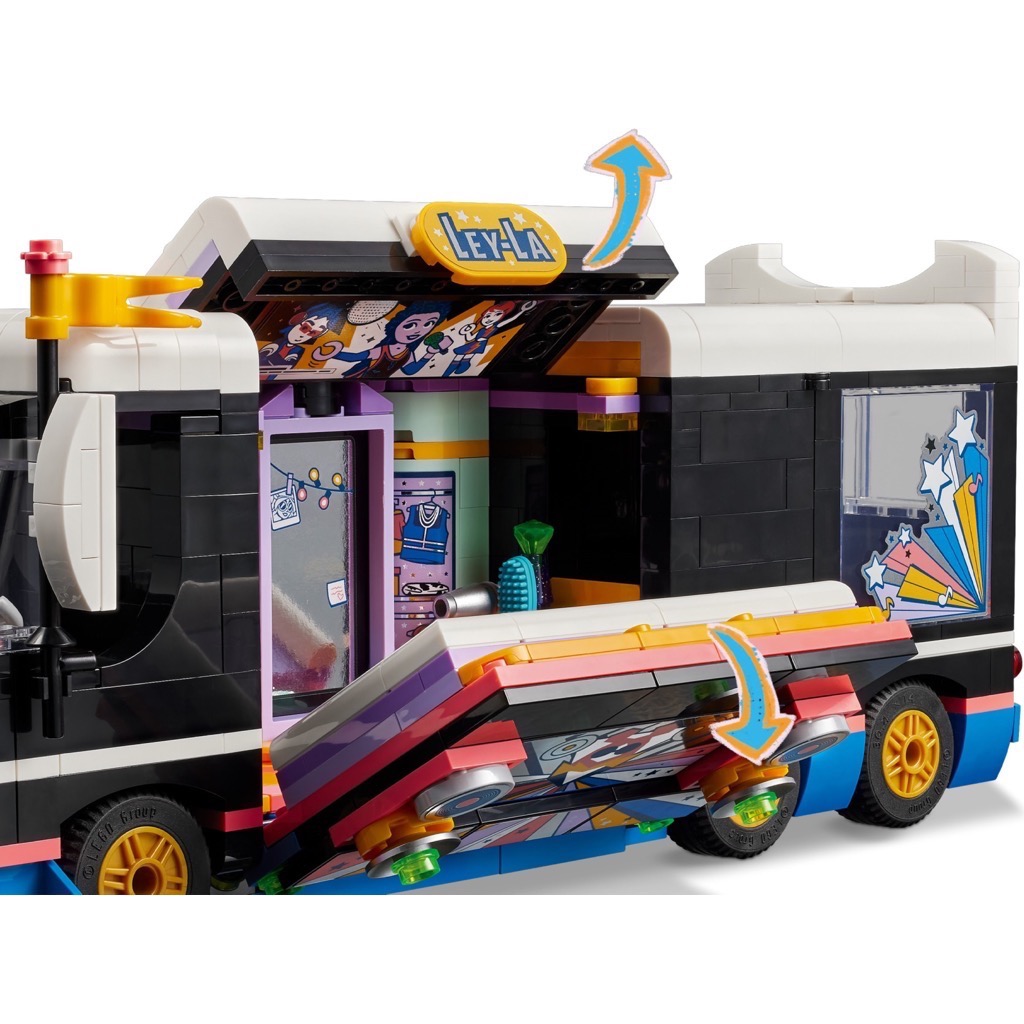 เลโก้ LEGO Friends 42619 Pop Star Music Tour Bus
