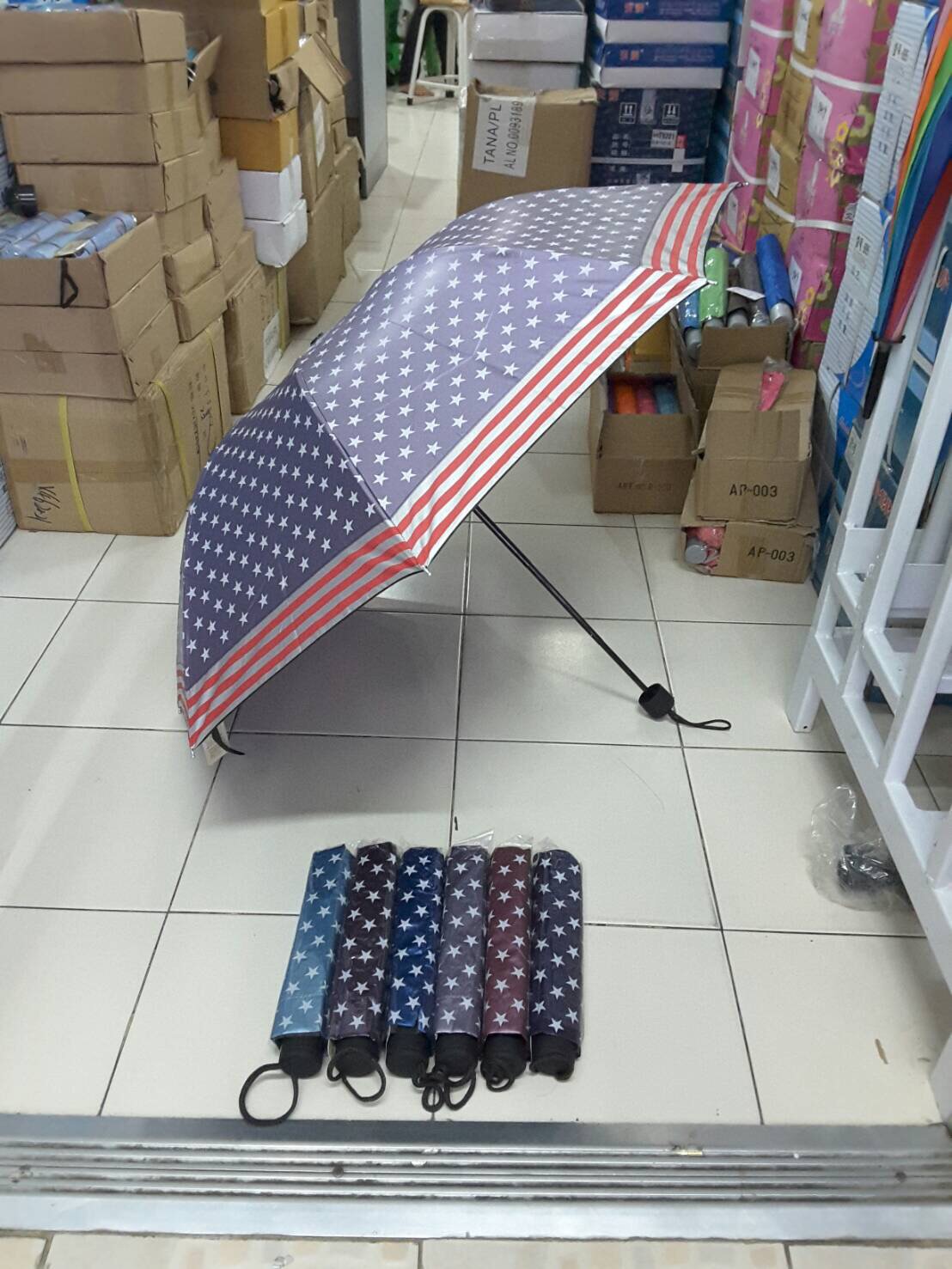 ร่มโค้งแฟชั่นยูวีดำรหัส3458