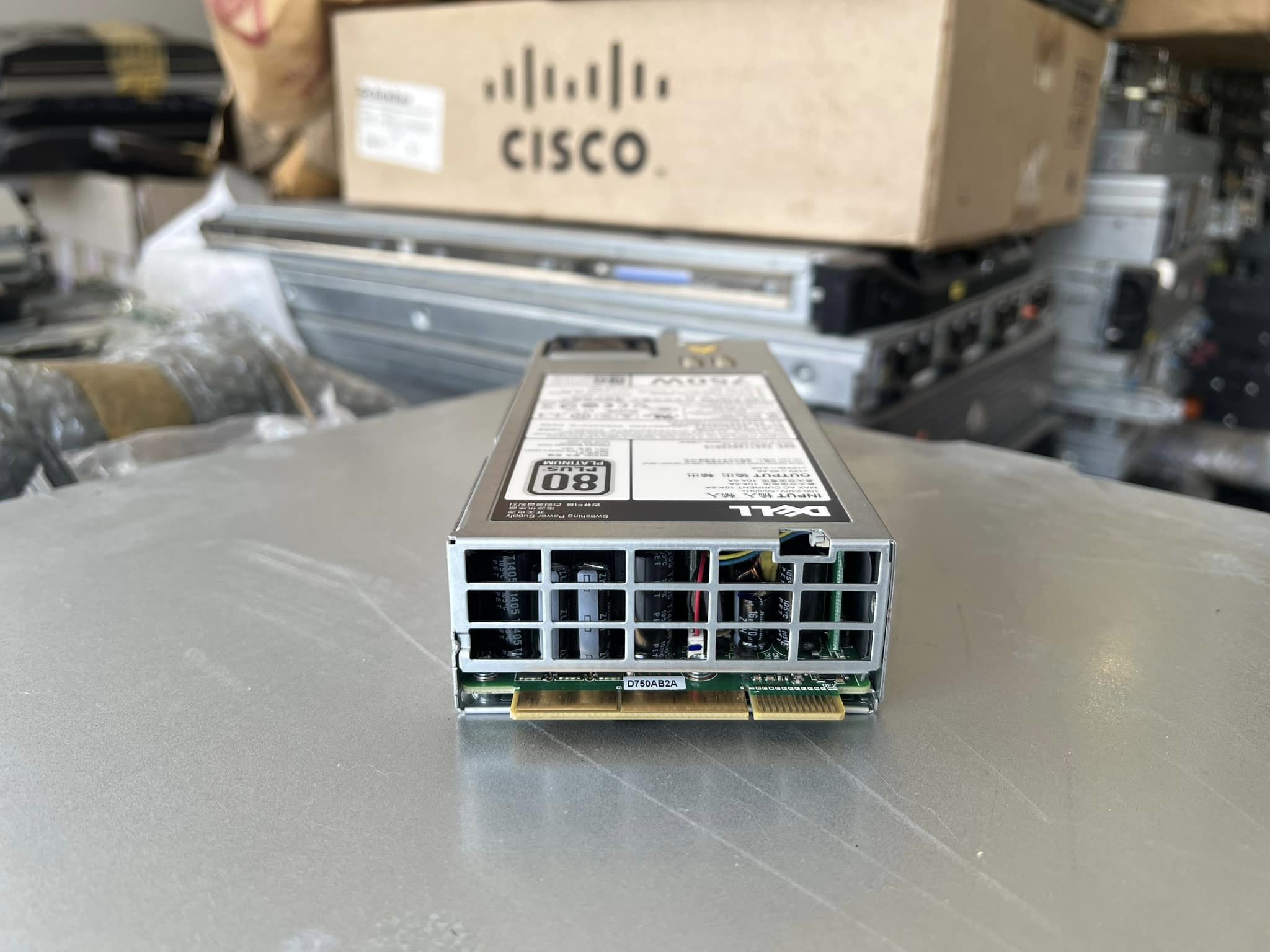 power supply 750w for dell R720 R720XD R620 R520 T620 T320 T420 พาวเวอร์ซัพพลายเดลมือสองพร้อมใช้งาน