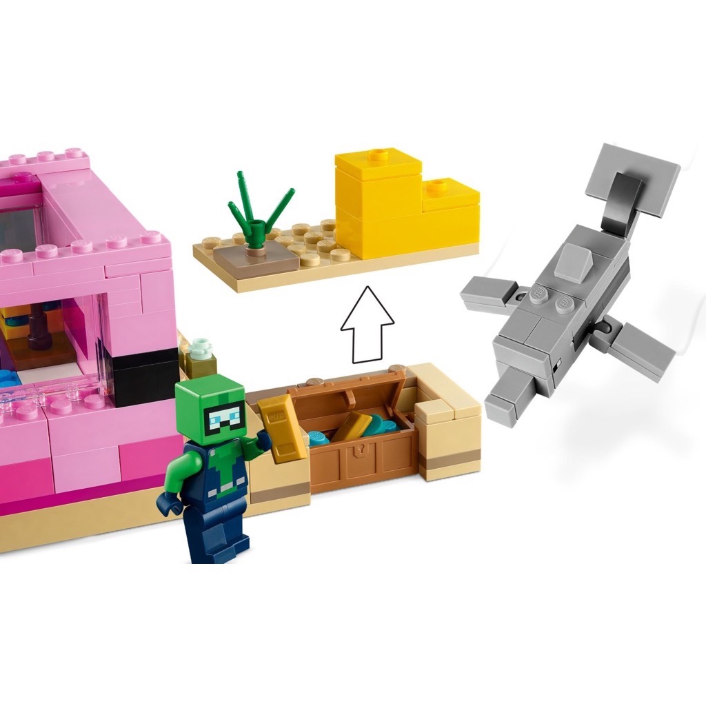 เลโก้ LEGO Minecraft 21247 The Axolotl House