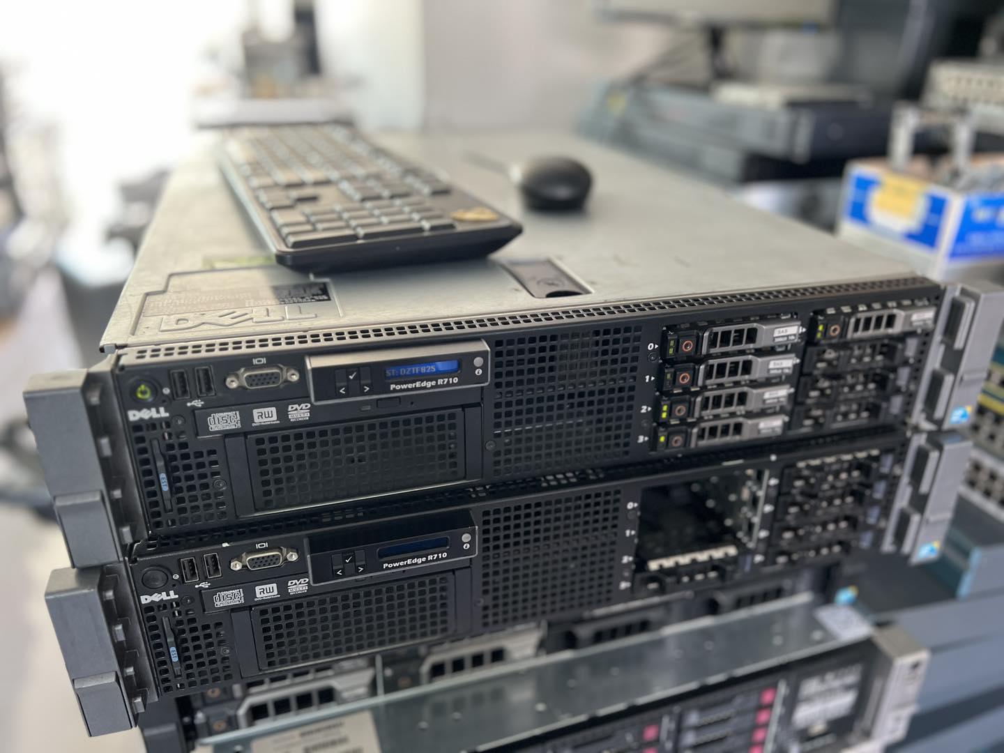 dell r710 2cpu ram 32 12cores เซิฟเวอร์มือสองพร้อมใช้งาน