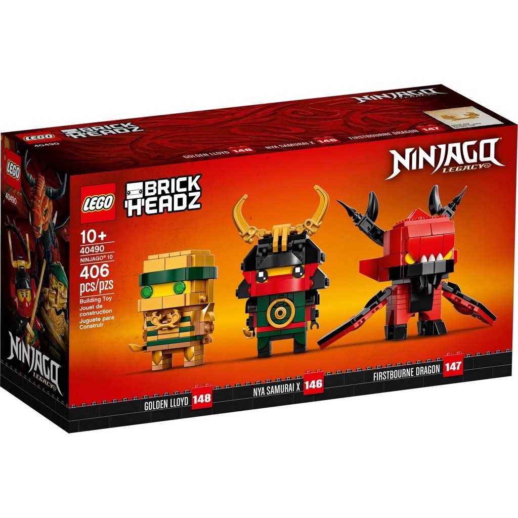 เลโก้ LEGO BrickHeadz 40490 Ninjago 10th Anniversary BrickHeadz