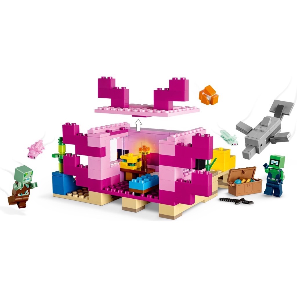 เลโก้ LEGO Minecraft 21247 The Axolotl House