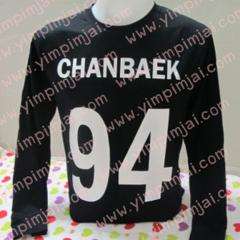 เสื้อยืดแขนยาว Hunhan , chanbaek