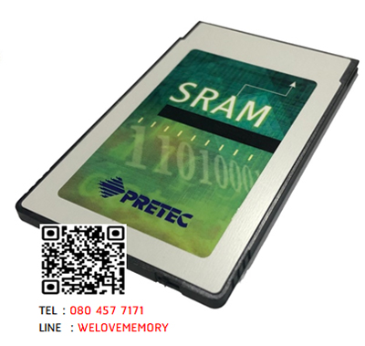 Pretec, SRAM 4MB,Pcmcia, Memory Card, PC Card, SRAM Card,Industrial Memory