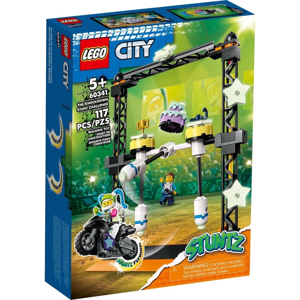 เลโก้ LEGO City 60341 The Knockdown Stunt Challenge