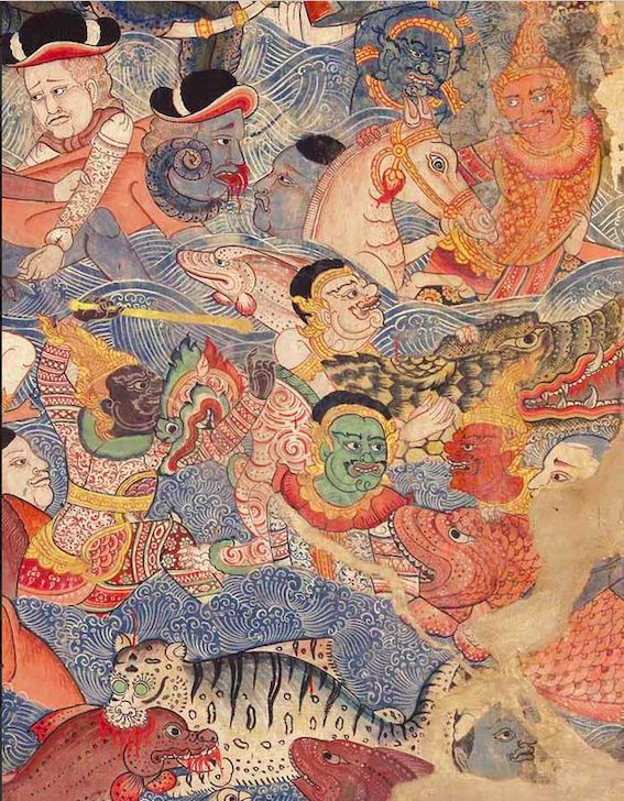 จิตรกรรมฝาผนัง วัดคงคาราม Mural Paintings of Wat Khongkharam ผู้เขียน น. ณ ปากน้ำ, อภิวันทน์ อดุลยพิเชฏฐ์