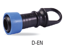 D-EN ข้อต่อเทปน้ำหยดอุดปลาย