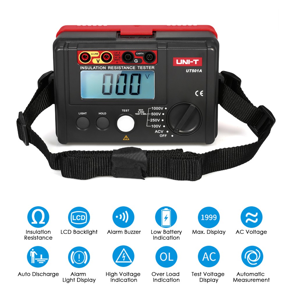 UNI-T UT501A 1000V Insulation resistance tester