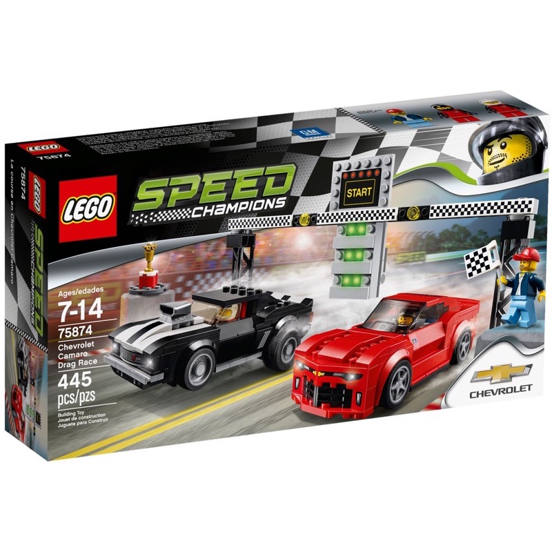 LEGO Speed Champions 75874 Chevrolet Camaro Drag Race