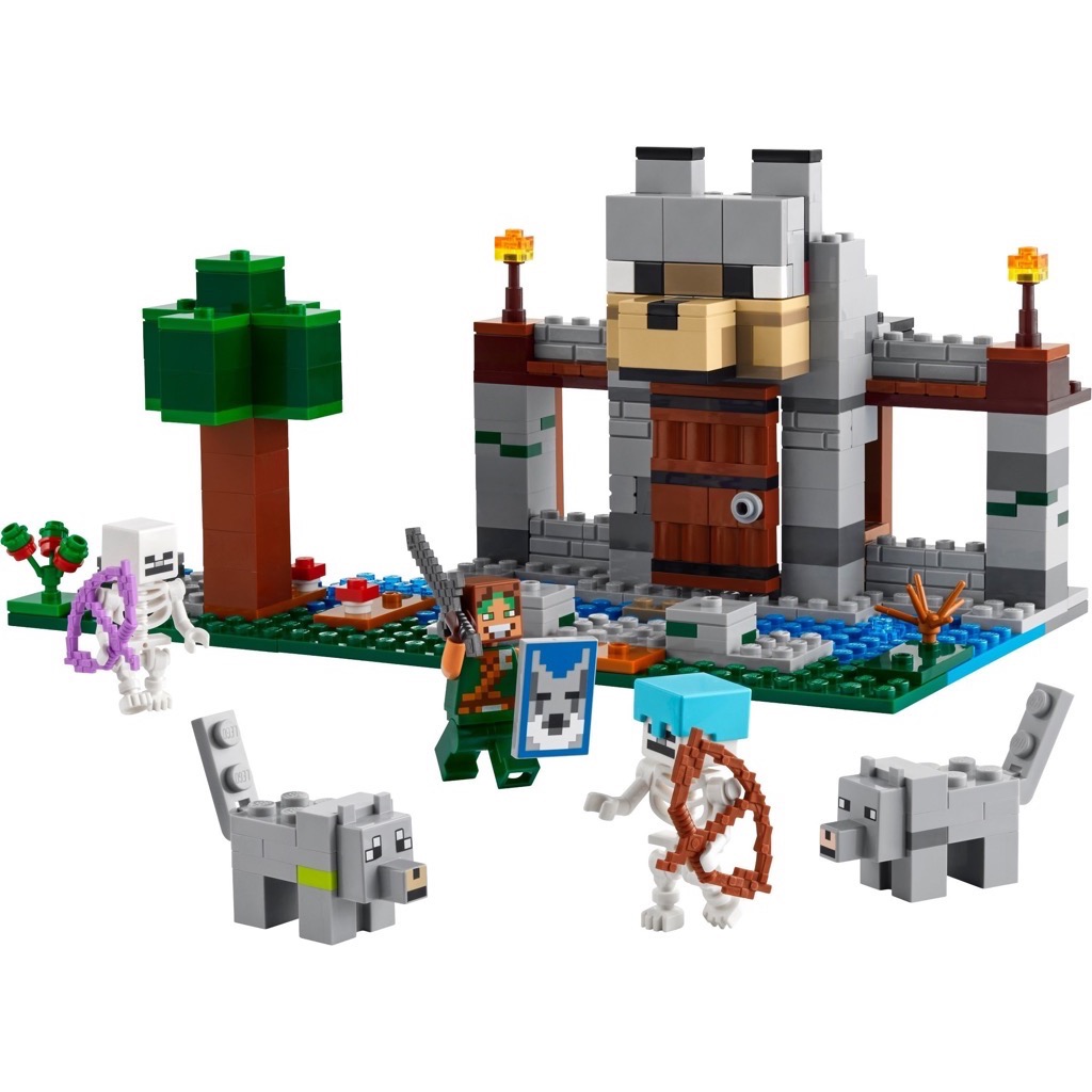 เลโก้ LEGO Minecraft 21261 The Wolf Stronghold