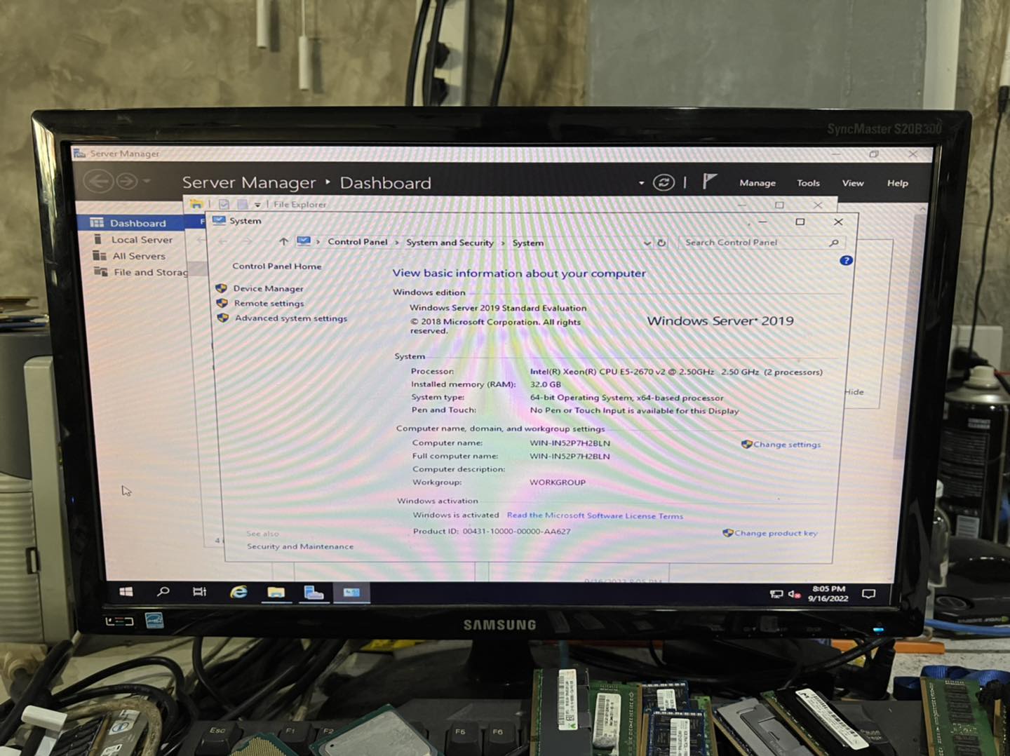 Server dell r720 2cpu 32gb 20cores เซิฟเวอร์มือสองพร้อมใช้งาน
