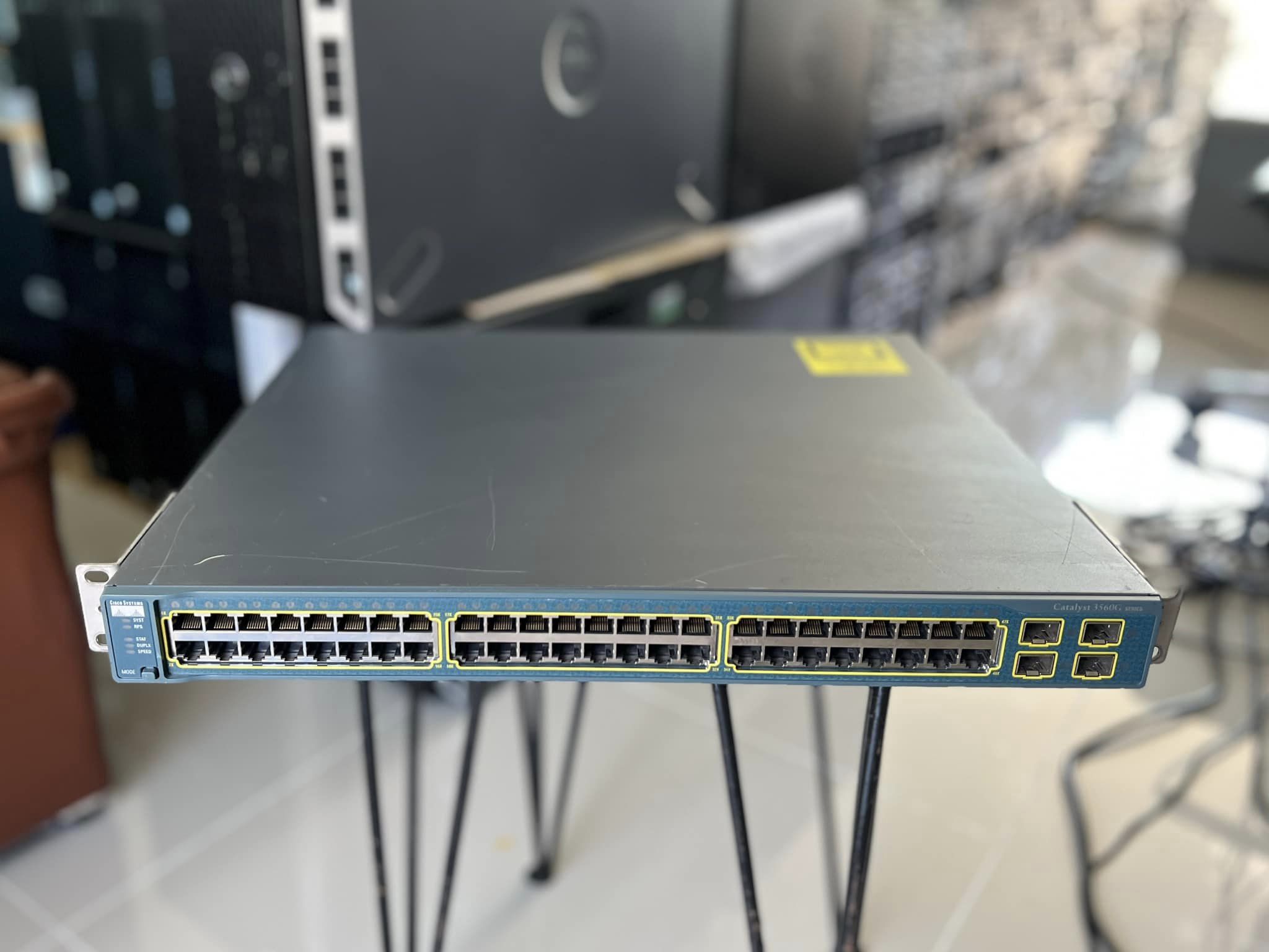 cisco 3560G 48port Gigabits layer3 สวิทมือสองพร้อมใช้งาน
