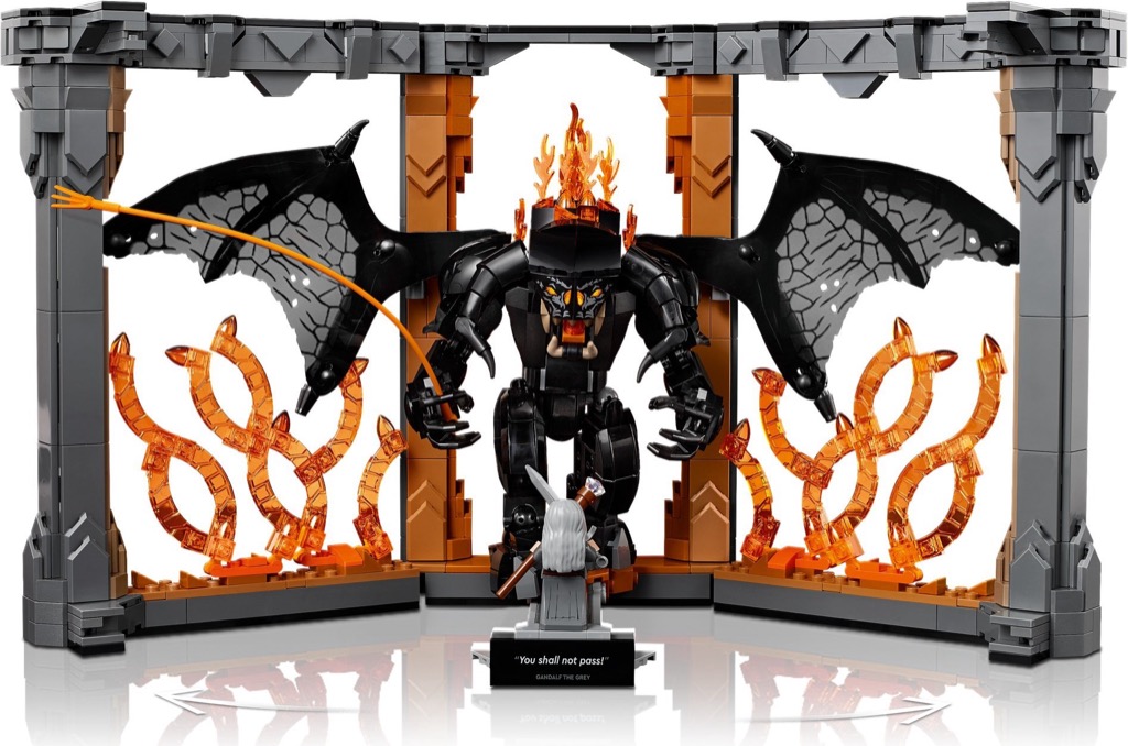 เลโก้ LEGO Exclusives 10367 The Lord of the Rings: Balrog™ Book Nook