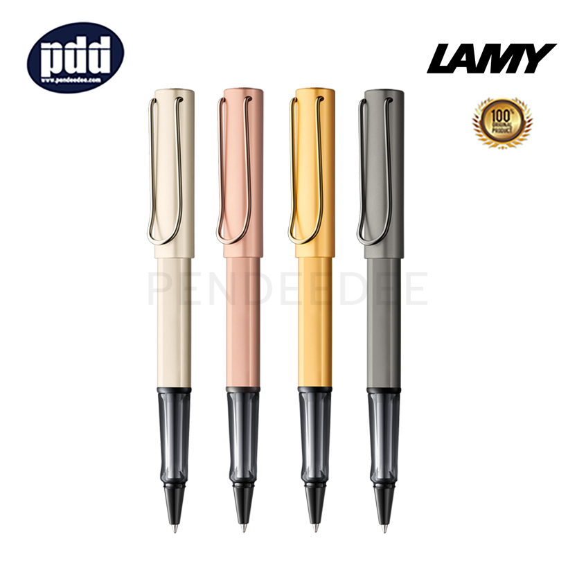 ปากกาสลักชื่อ LAMY ปากกาโรลเลอร์บอล ลามี่ แอลเอ็กซ์ สีทอง LAMY LX Gold Rollerball Pen
