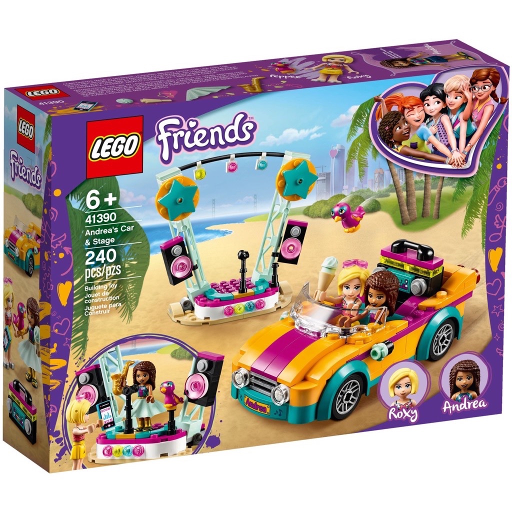 เลโก้ LEGO Friends 41390 Andrea's Car & Stage