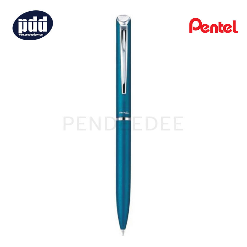 PENTEL ปากกาหมึกเจล เพนเทล เอ็นเนอร์เจล สเตอร์ลิ่ง แบบหมุน PENTEL EnerGel Sterling Twist 0.7 mm. Turquoise Gel Pen