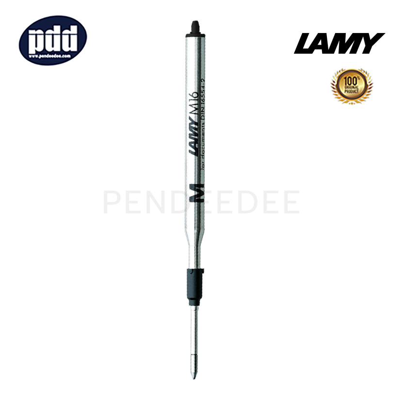 LAMY ไส้ปากกาลูกลื่น ลามี่ เอ็ม16 หมึกดำ หัวเอ็ม 0.7 มม. LAMY M16 Black Ink Medium Point 0.7 mm. Ballpoint Refill