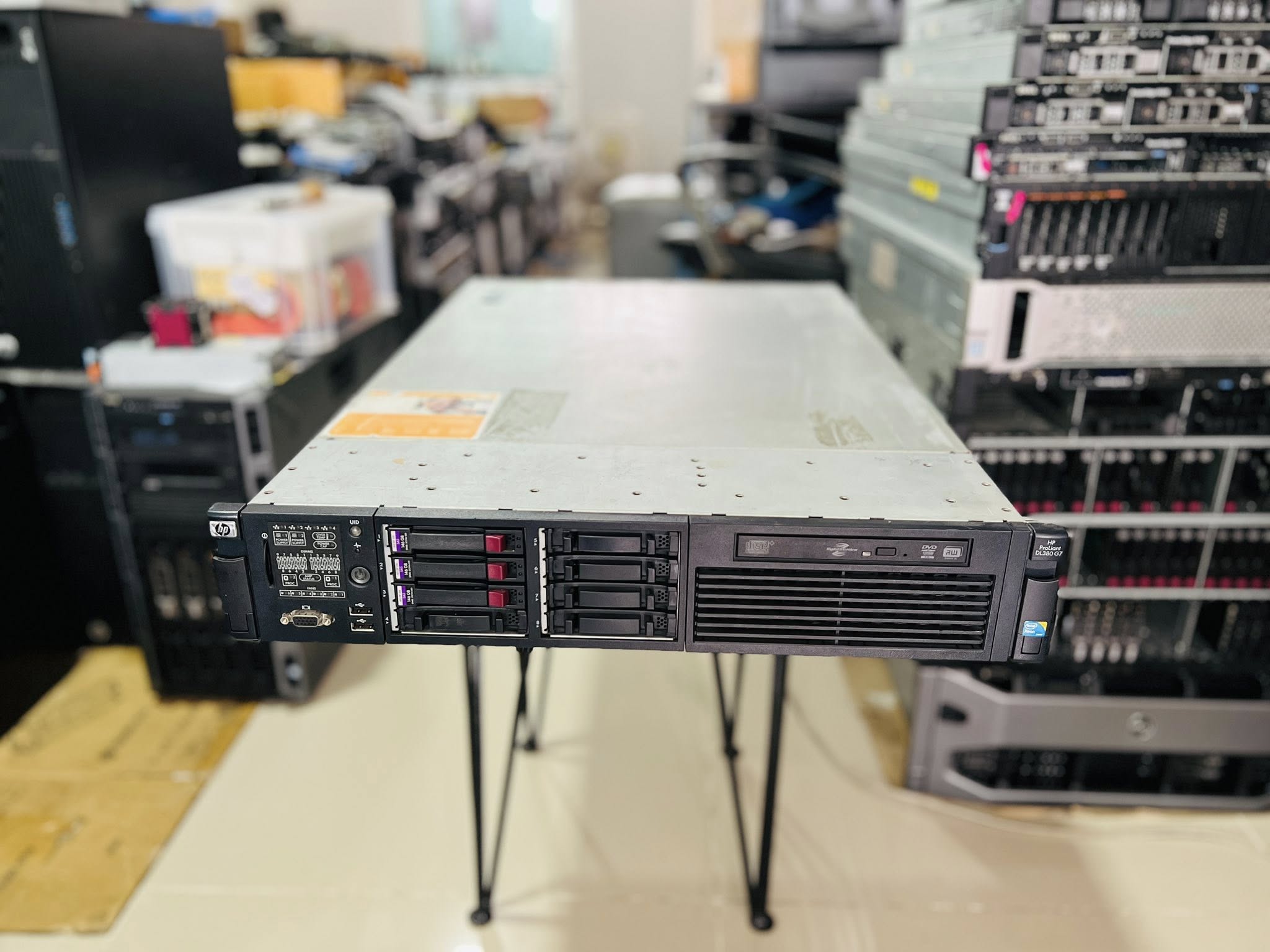 hp dl380 g7 server 32gb เซิร์ฟเวอร์เอชพีมือสองพร้อมใช้งาน