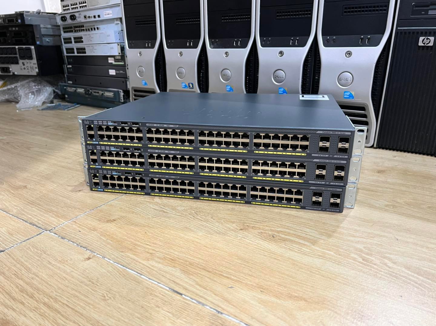 Cisco C2960X-48FPS-L Gig PoE มือสองพร้อมใช้งาน