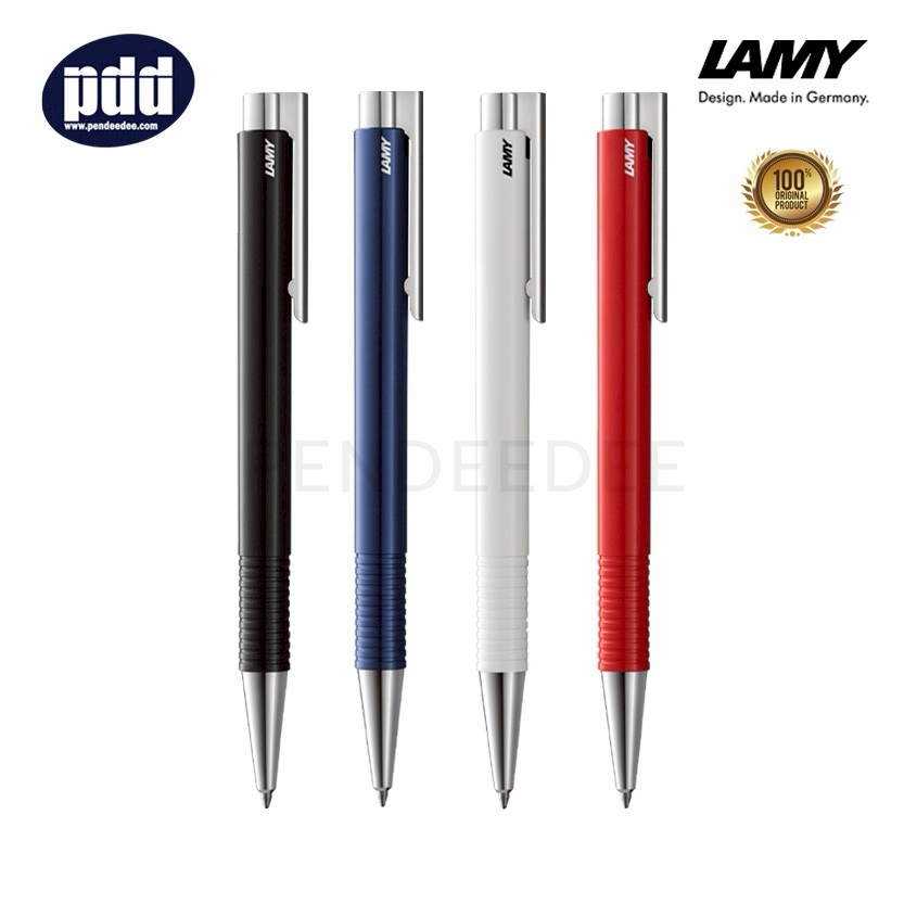 ปากกาสลักชื่อ LAMY ปากกาลูกลื่น ลามี่ โลโก้ เอ็มพลัส สีดำ LAMY Logo M+ Black Ballpoint Pen