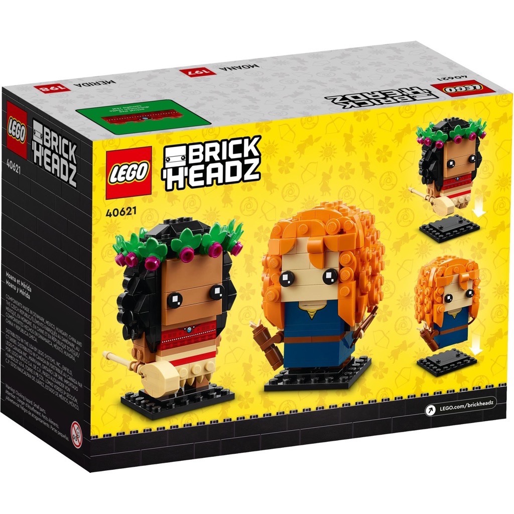 เลโก้ LEGO BrickHeadz 40621 Moana & Merida
