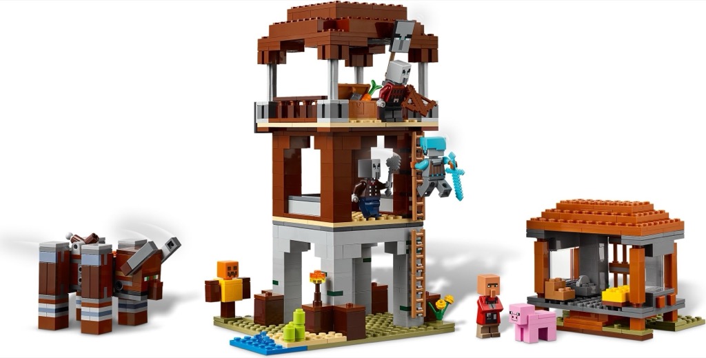 เลโก้ LEGO Minecraft 21278 The Pillager Outpost and Ravager
