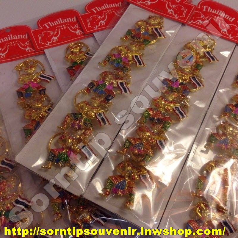 พวงกุญแจโขนยักษ์ THAILAND โลหะ