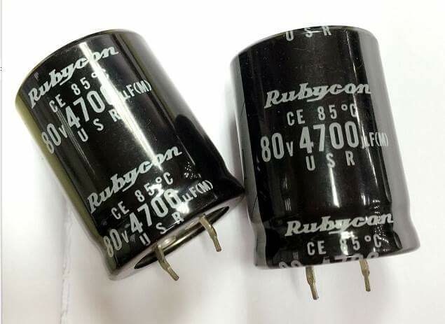Capacitors 4700uf 80v 35*30,30*35mm NICHICON ,NIPPON ,Rubycon,Japan New and original