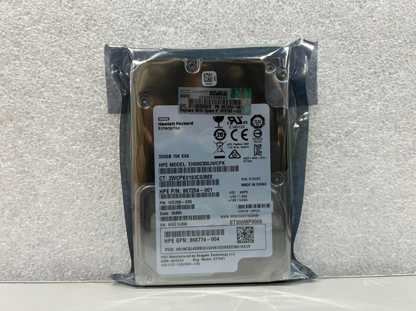 hdd sas 300 15k มือสองพร้อมใช้งาน