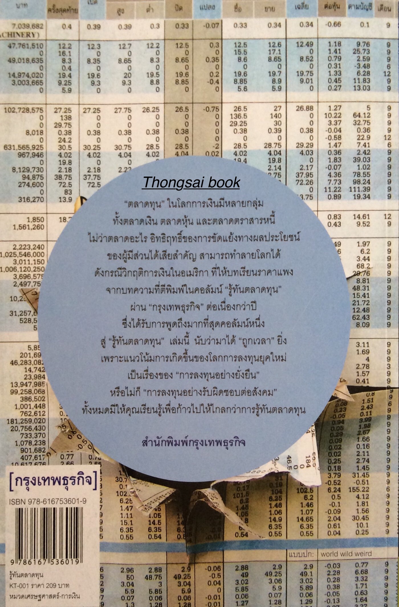 รู้ทันตลาดทุน สฤณี อาชวานันทกุล นักเขียนประจำคอลัมน์ "รู้ทันตลาดทุน "หนังสือพิมพ์กรุงเทพธุรกิจ ผลงานหมายเลข ๓๒ ของนักการเงินเพื่อสังคมระดับคุณภาพแห่งยุค ผู้เชื่อมั่นในแนวคิด "ทุนนิยมมีหัวใจ"