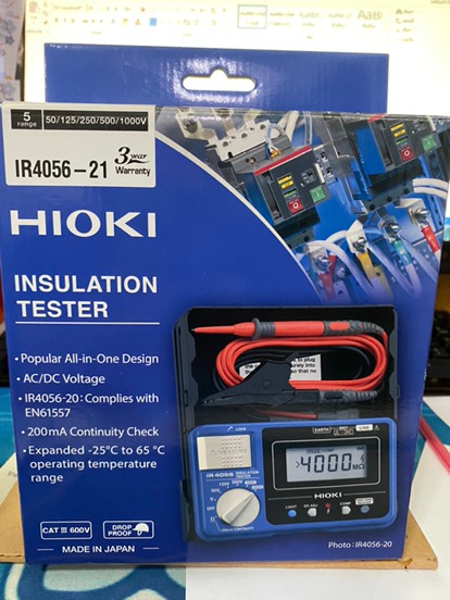 Hioki IR4056-21 Insulation tester เครื่องวัดความเป็นฉนวน เมกกะโอมห์