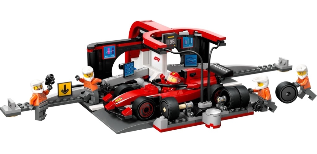 เลโก้ LEGO City 60443 F1 Pit Stop & Pit Crew with Ferrari Car