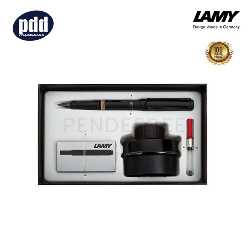 LAMY เซ็ทปากกาหมึกซึม ซาฟารี ออลแบล็ค สเปเชียล อิดิชั่น 2018 - LAMY Gift Set safari Fountain Pen - All Black Special Edition 2018