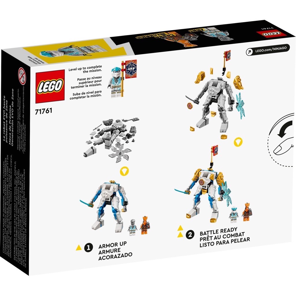 เลโก้ LEGO Ninjago 71761 Zane’s Power Up Mech EVO