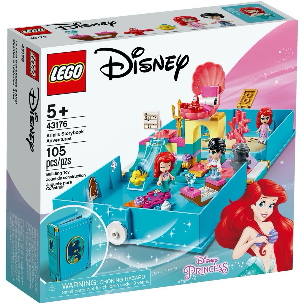 เลโก้ LEGO Disney 43176 Ariel's Storybook Adventures