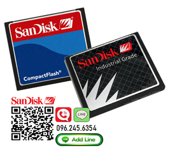 [ขาย จำหน่าย ราคา] SANDISK CF CARD 512MB CF Industrial Grade (Compact Flash Card)