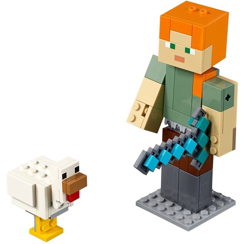 LEGO Minecraft 21149 Minecraft Alex BigFig with Chicken