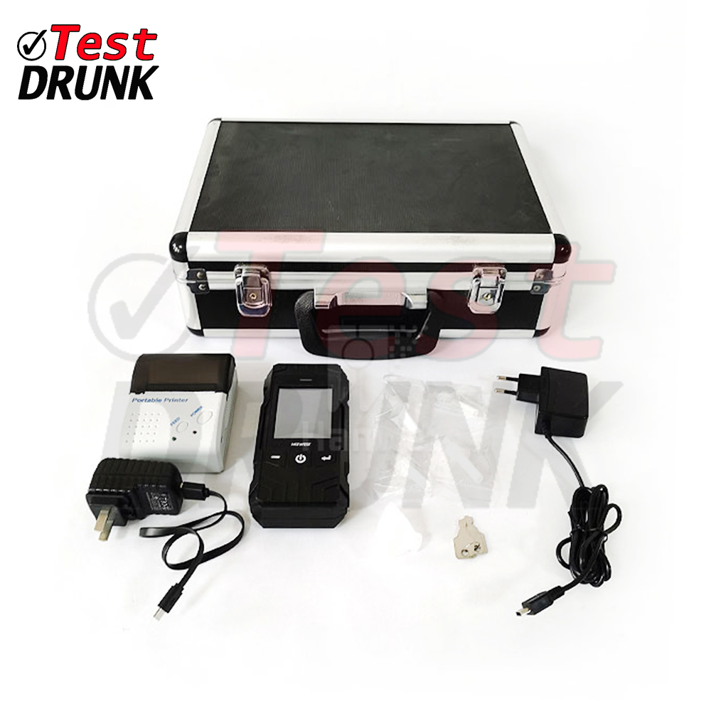 เครื่องเป่าแอลกอฮอลล์แบบคุณภาพสูง แบบ print ได้ (Touch screen) AT8801