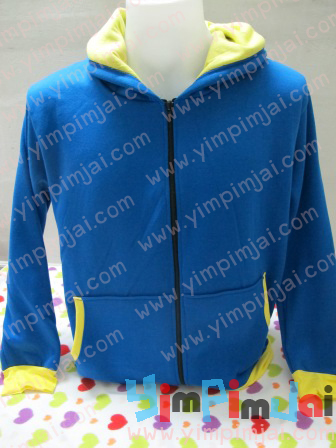เสื้อกันหนาว มีหมวกฮู้ด แบบมีซิป