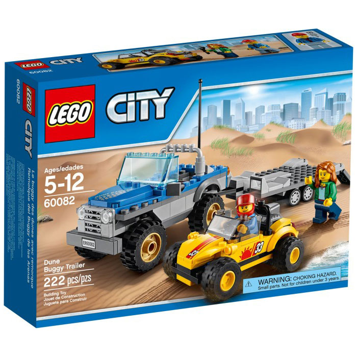 LEGO City 60082 Great Vehicles Dune Buggy Trailer