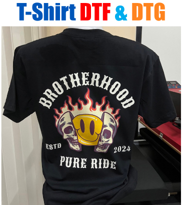 สกรีนแก้วเสื้อ DTG