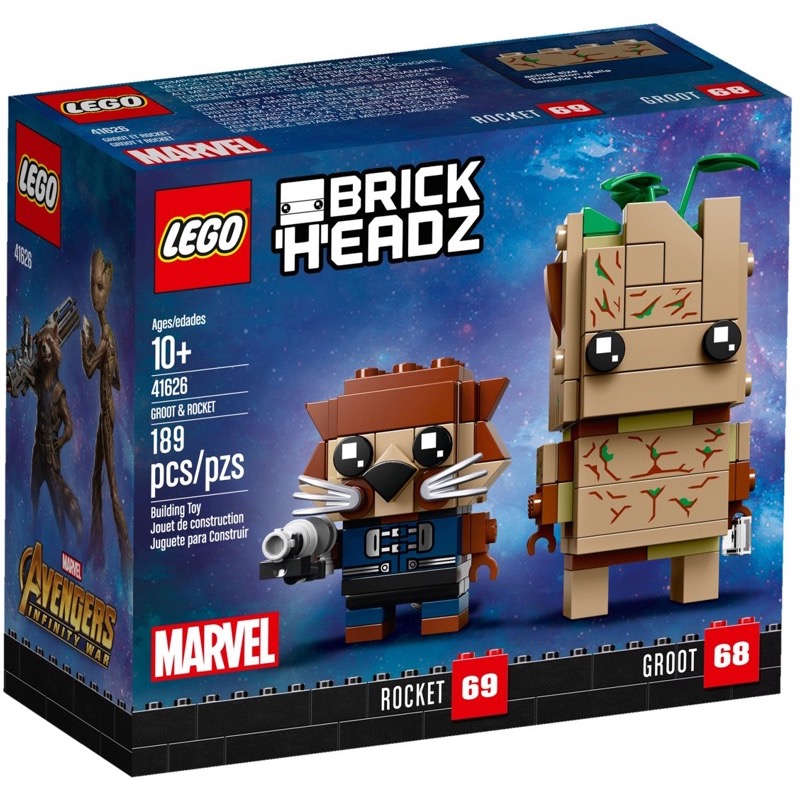 LEGO BrickHeadz 41626 Groot & Rocket