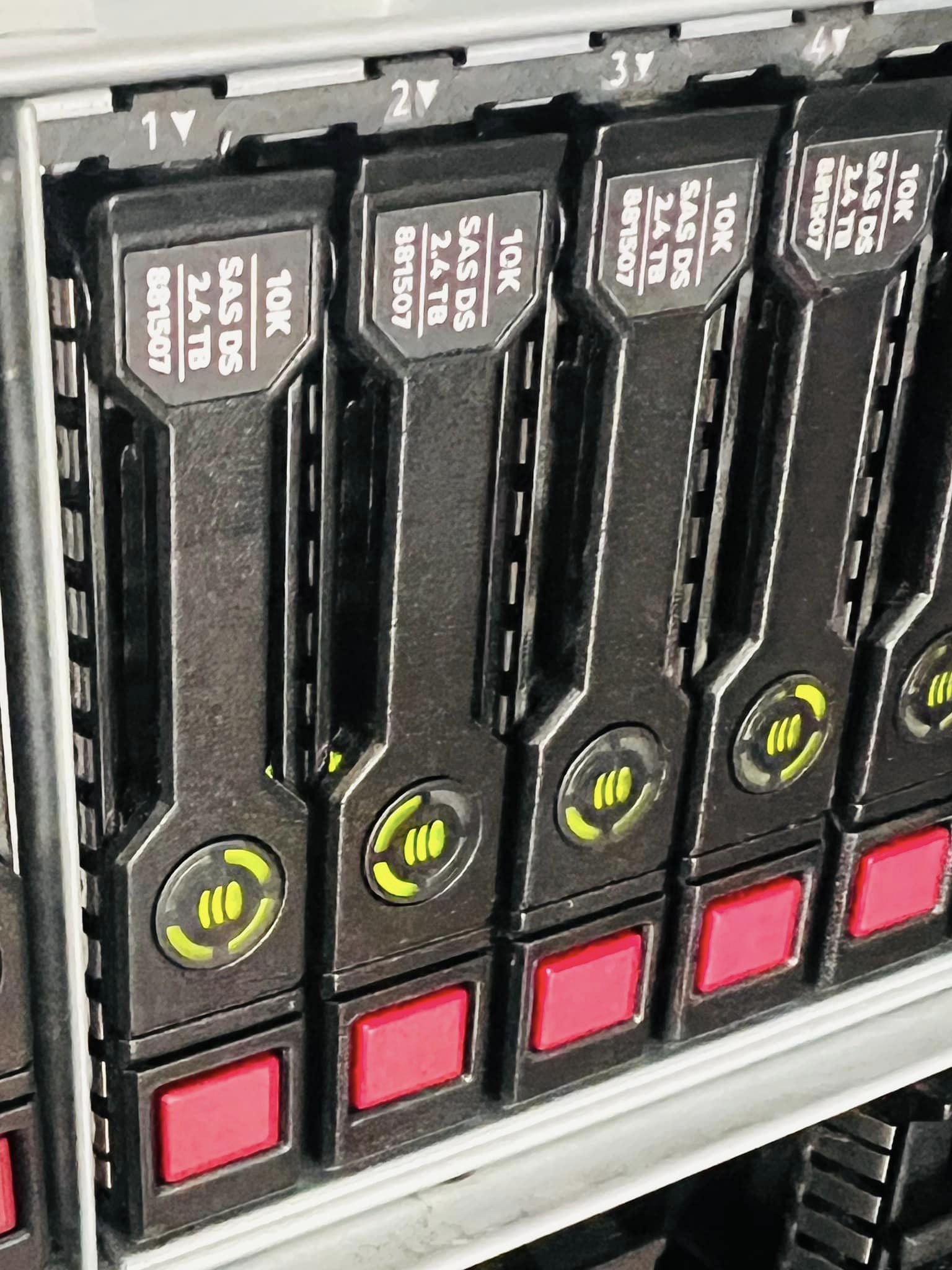 hpe hdd server sas 2.4tb 10k 12Gbps 2.5" hpe ฮาร์ดดิสเซิร์ฟเวอร์มือสองพร้อมใช้งาน