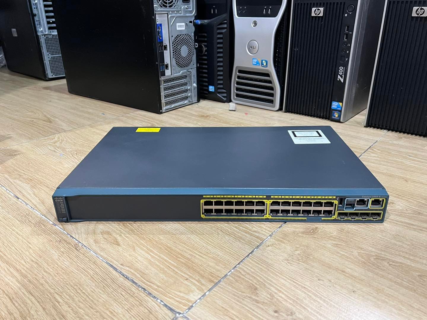 Cisco 2960S 24port Gigabit Switch มือสองพร้อมใช้งาน