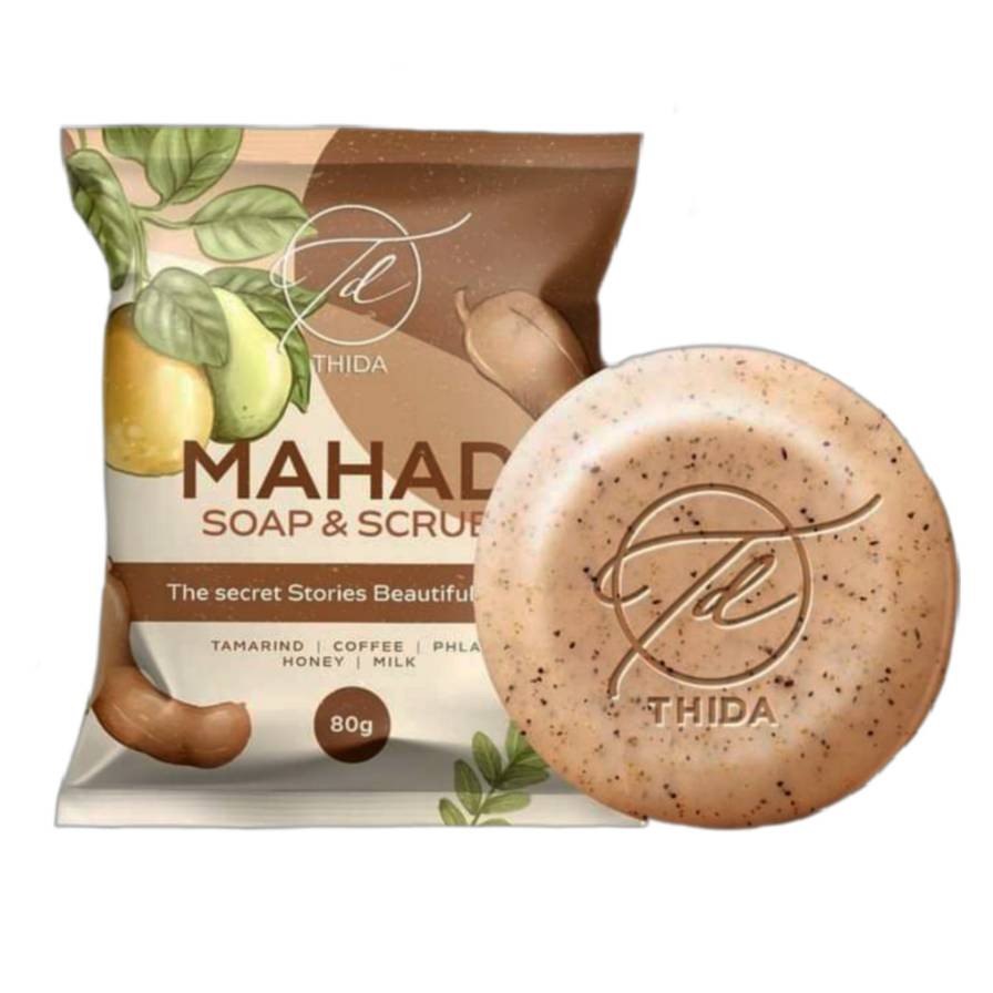 THIDA MAHAD SOAP & SCRUB 80g ธิดา สบู่มะหาด สครับมะหาด
